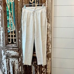 Hard Tail Linen Pants - Elastic Waist - EXCELLENT CONDITION - Sz L